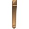 Ekena Millwork Thorton Arts & Crafts Rough Sawn Bracket, Western Red Cedar, 4"W x 24"D x 28"H BKT04X24X28THR03RWR - alternate 4